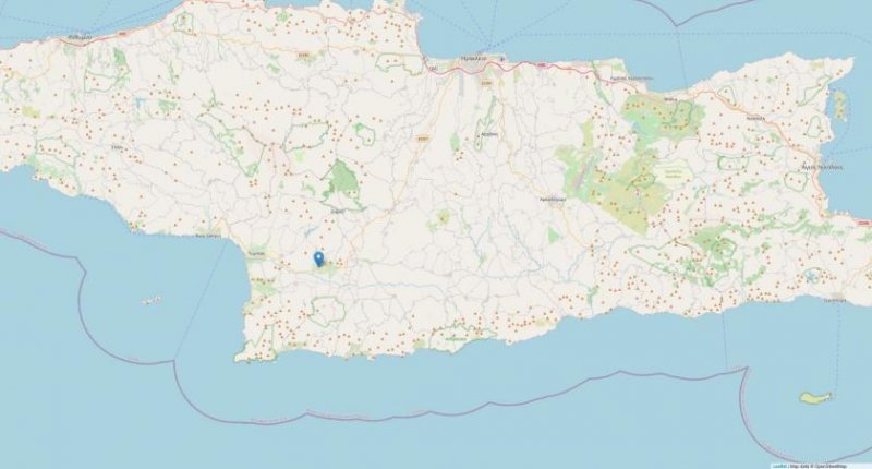 Mires Ihr Familiensitz oder Renditeparadies: 1.709 m² Bauland mit Traum-Panorama in Moires, Kreta Grundstück kaufen